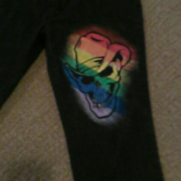 Mens size 38 32  hand painted one of a kind - Picture 2 of 4